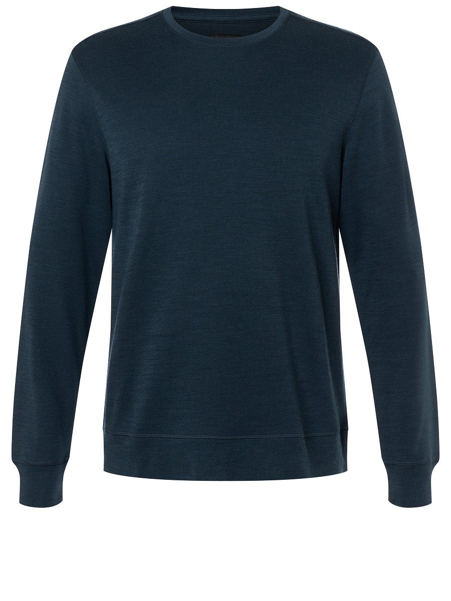 SUPER.NATURAL Sweatshirt für Herren, nachhaltig, Merino SOLUTION BIO CREW modern