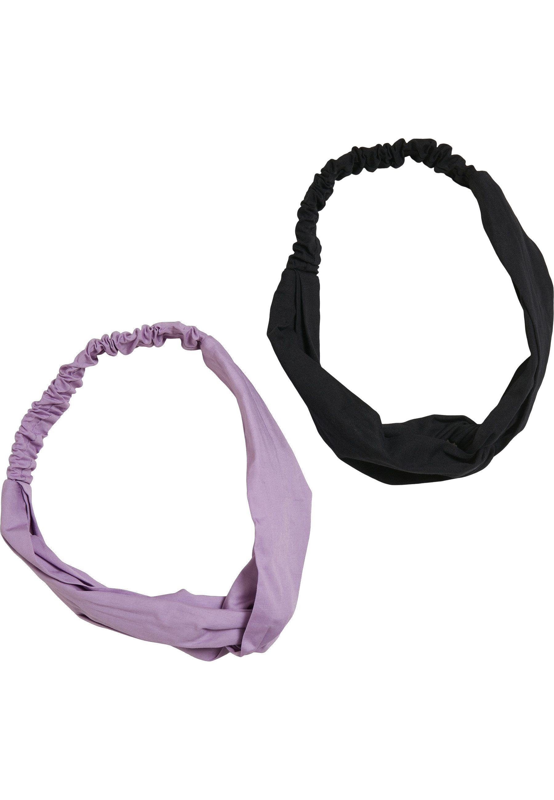 URBAN CLASSICS Halstuch Urban Classics Unisex Light Basic Headband 2-Pack, (1-St)