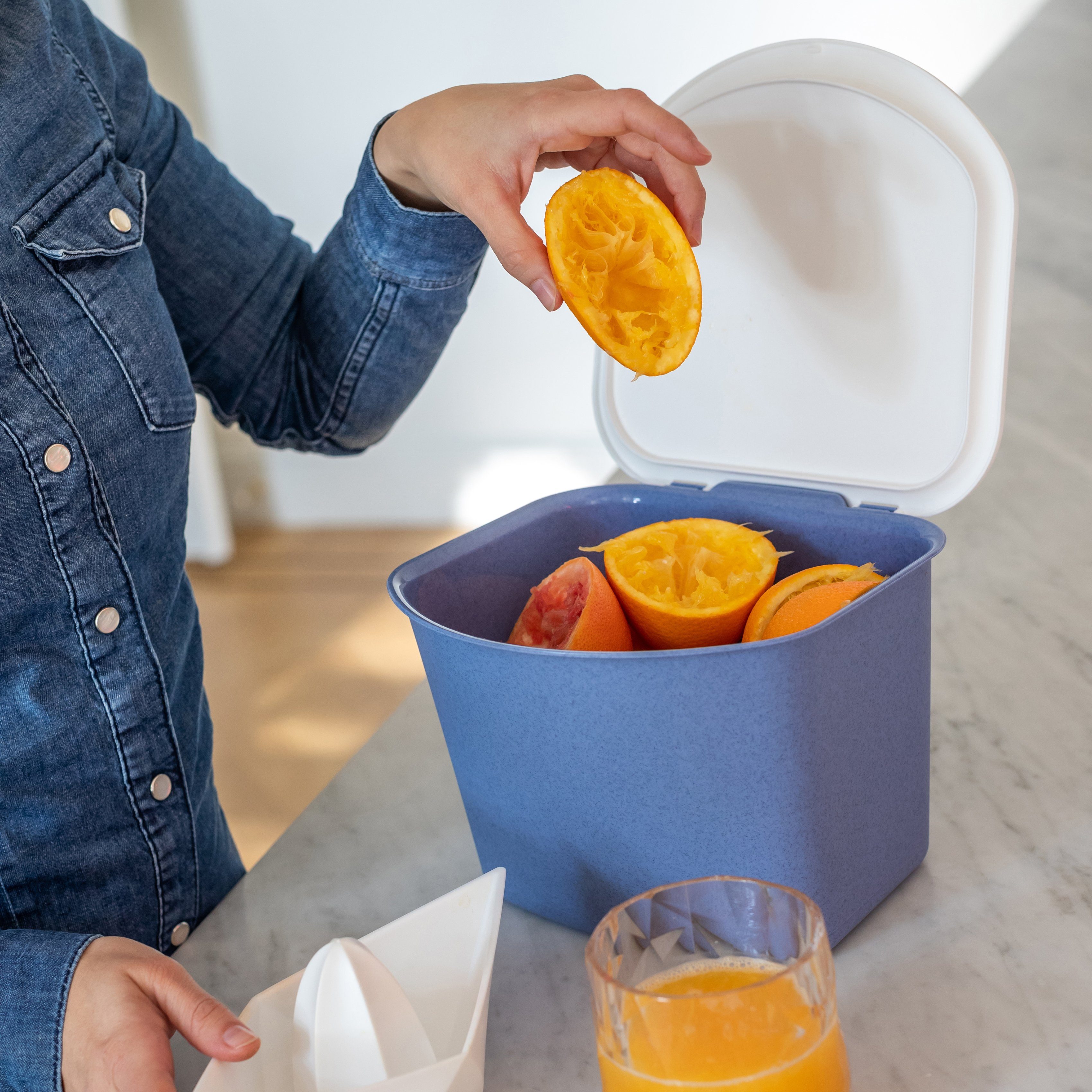 KOZIOL Biomülleimer BIBO, Melaminfrei, made in Germany