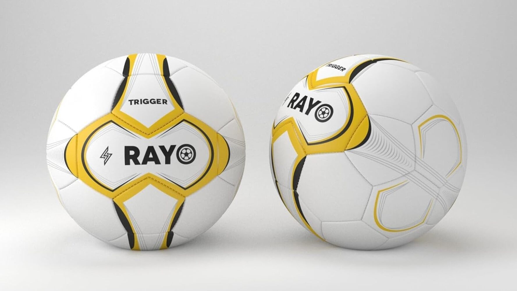 Rayo Football Trigger Machine Stitched Fußball Für Männer und Frauen (IN BOX : 1 * Größe 5 Fußball, Fußball ist für Training und Freizeit Zweck), Diese leichte 1,2 MM Dicke