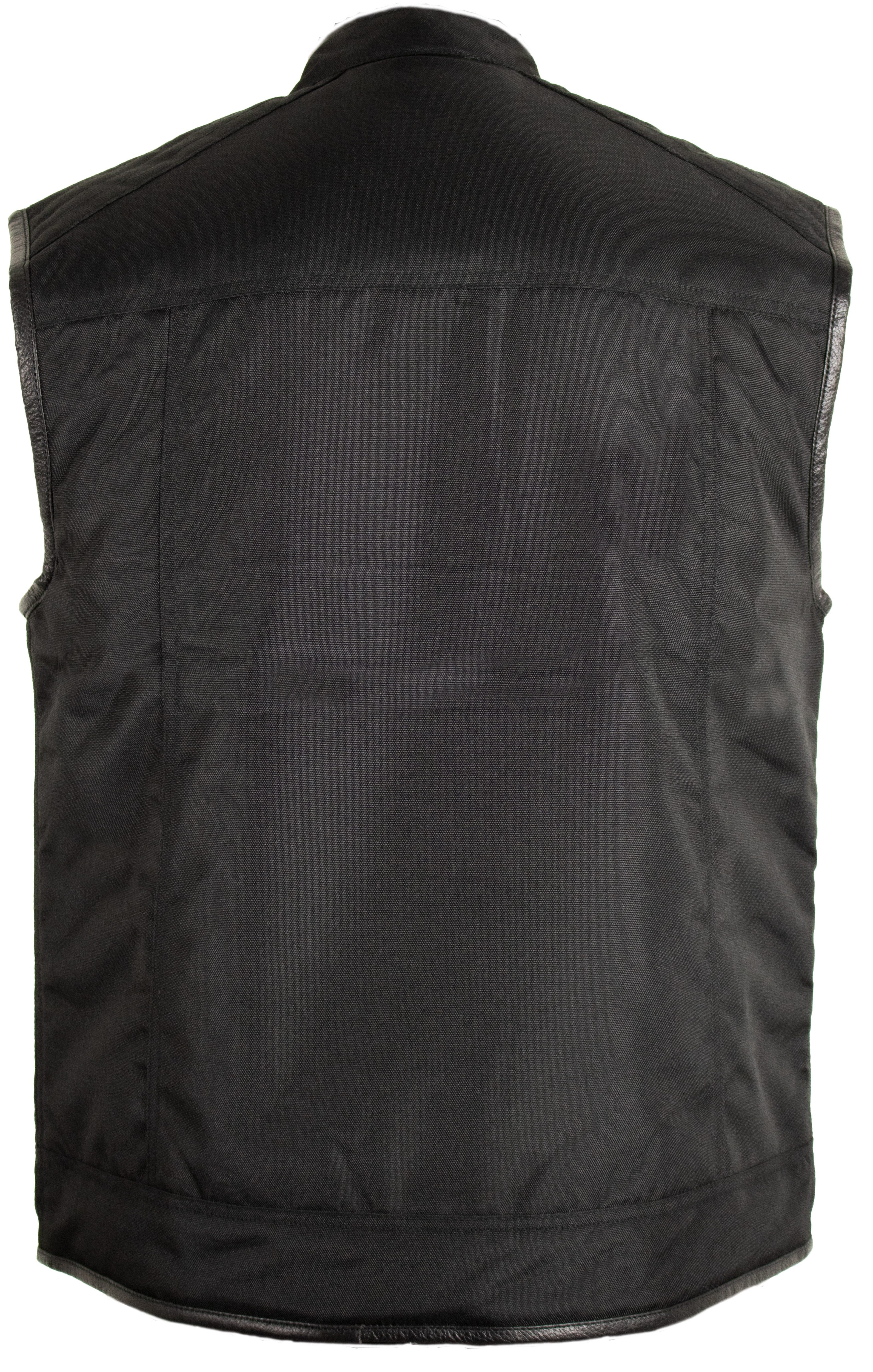 MDM Anglerweste Herren Textil Weste Outdoor Weste MDM9205 Taktische Weste in Schwarz mit Vielen Taschen
