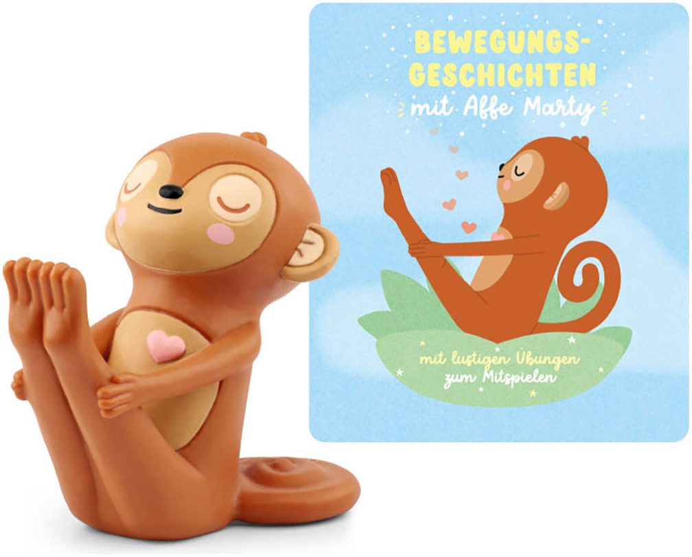 Hörspielfigur Bewegungsgeschichten mit Affe Marty mit lustigen Mitspielen Übungen