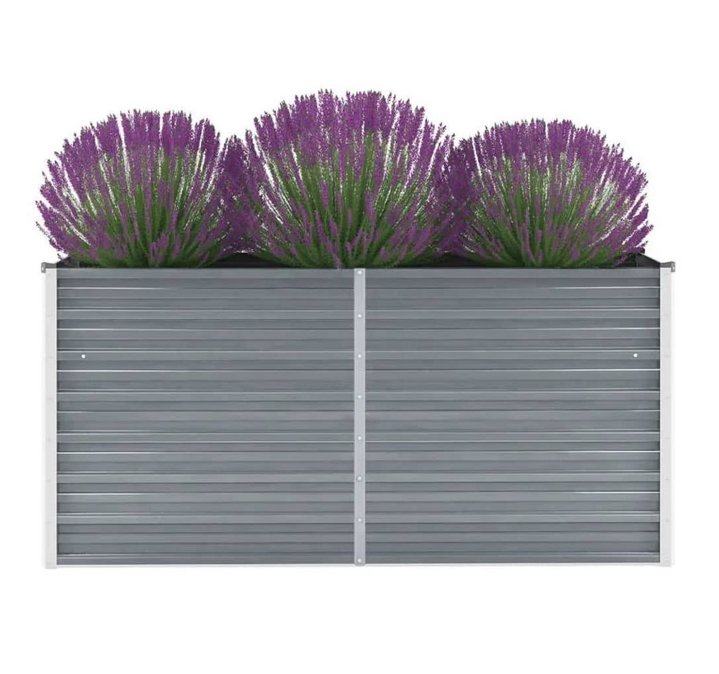 Thumbnail - vidaXL Hochbeet, Garten-Hochbeet Verzinkter Stahl 160x40x77 cm Grau