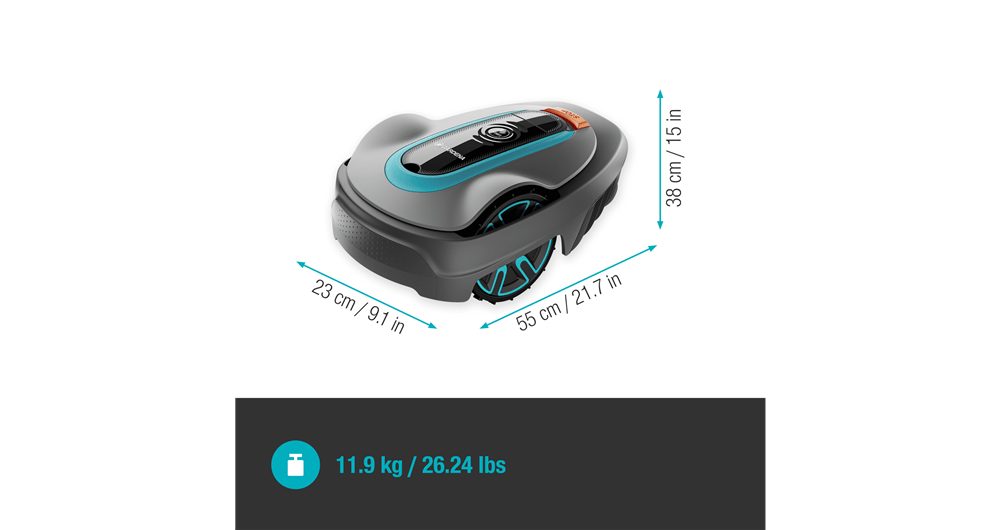 GARDENA Rasenmähroboter Mähroboter, Si...