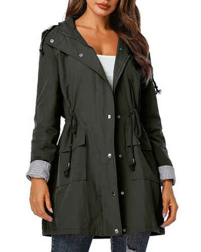 Allthemen Funktionsjacke Damen Outdoorjacke Wasserabweisend & Winddicht