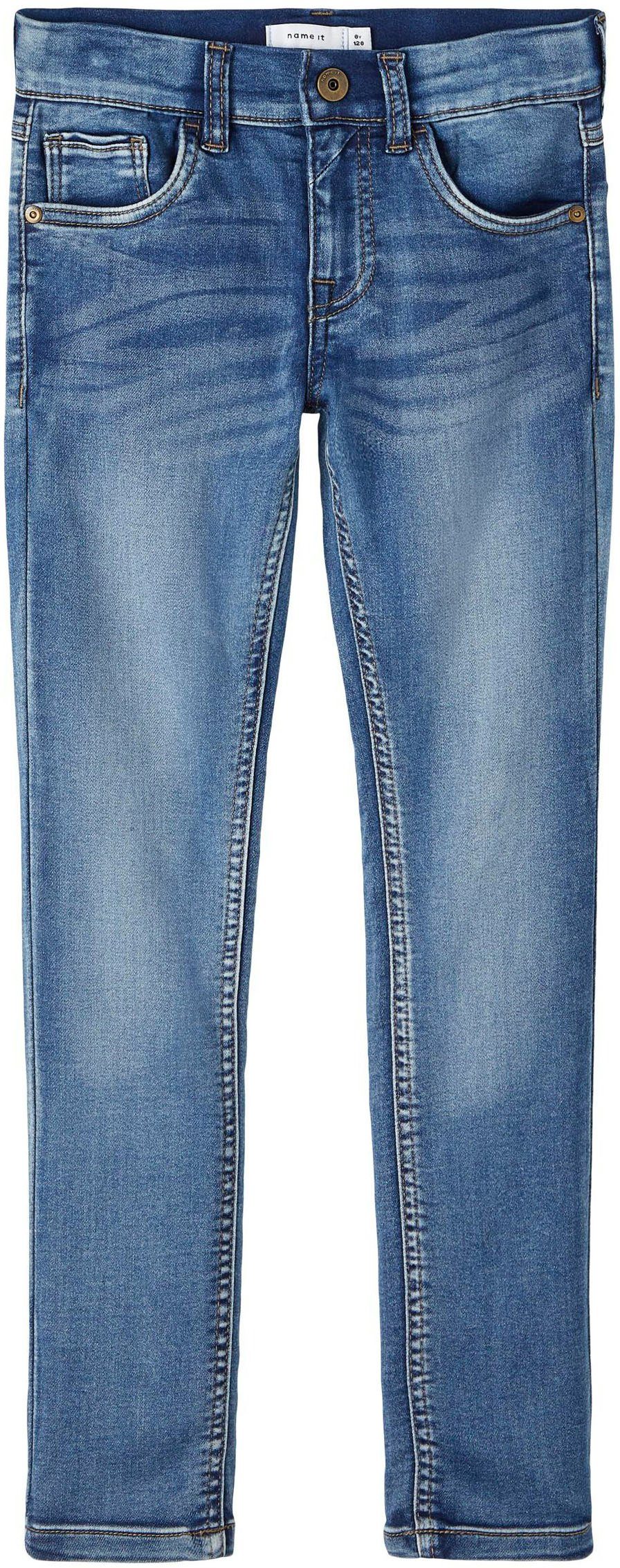 Name It Slim-fit-Jeans NKMTHEO NOOS JEANS denim XSLIM 3113-TH blue SWE