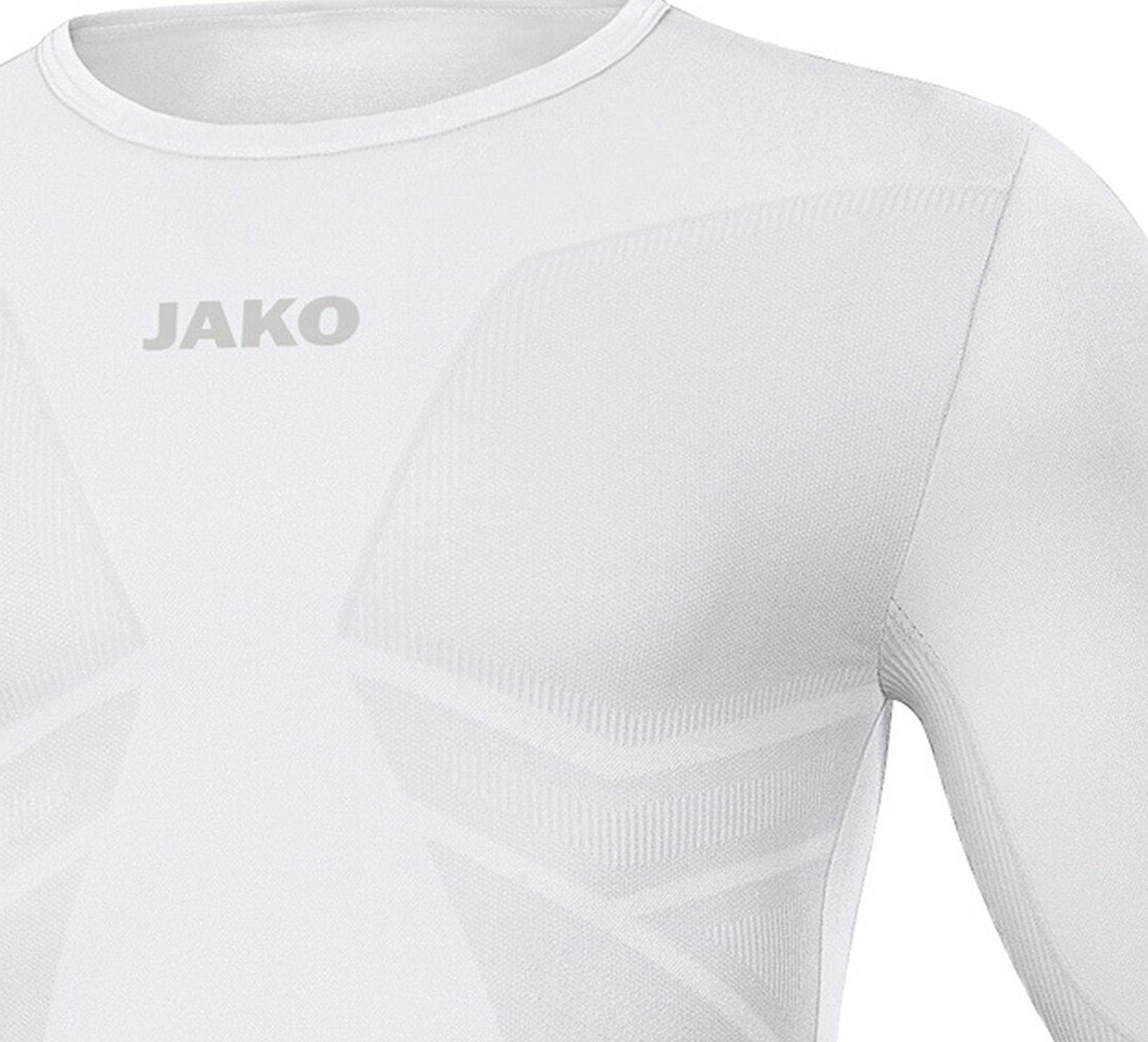 Weiß (1-tlg) Jako Langarmshirt