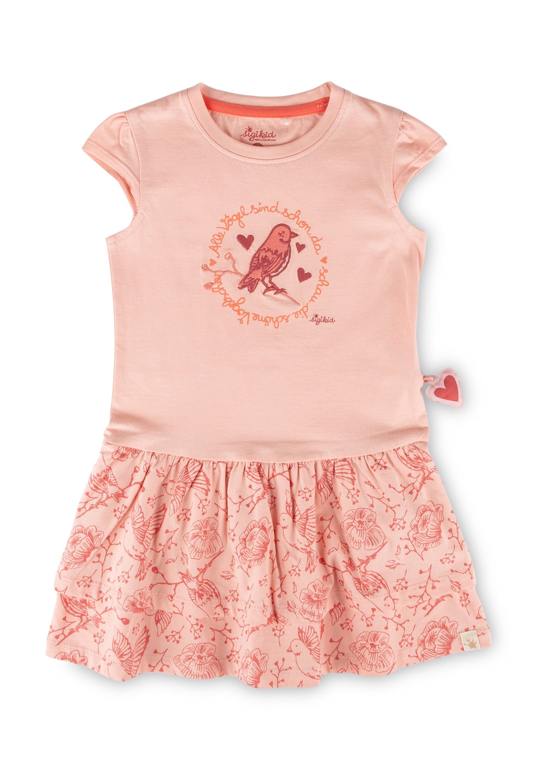 Sigikid Sommerkleid Pink Birds für Kinder Mädchen (1-tlg)