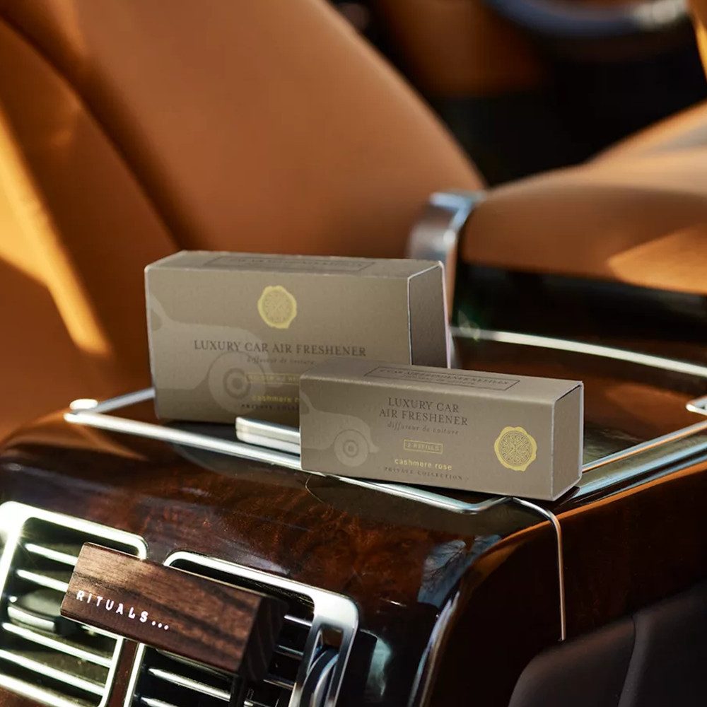 Rituals Raumduft Rituals Cashmere Rose Car Air Freshener Refill (2 Nachfülldüfte für ein blumiges Dufterlebnis, 1-St)