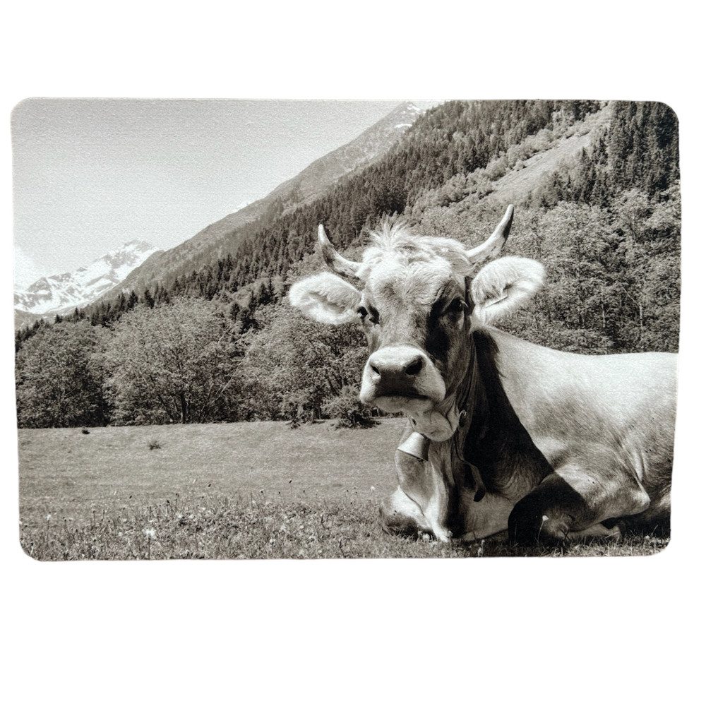 Traumduft-Manufaktur Platzset Kuh Berta, (1-St), Platzdeckchen Deko-Set Unterlage waschbar