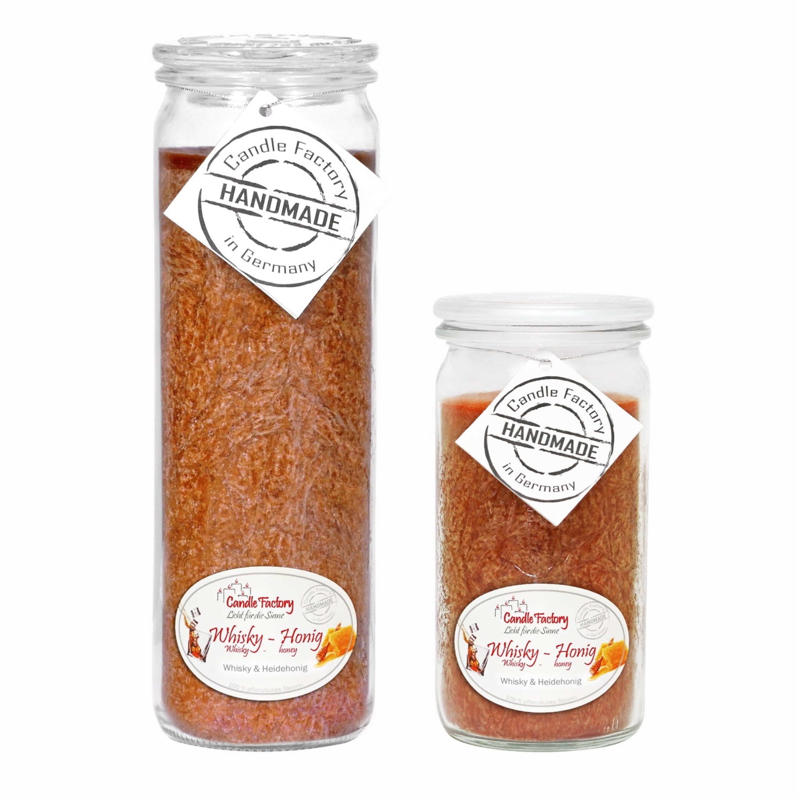 Candle Factory Duftkerze Candle Factory Kerzen-Set Whisky-Honig Big + Mini Jumbo Duftkerze