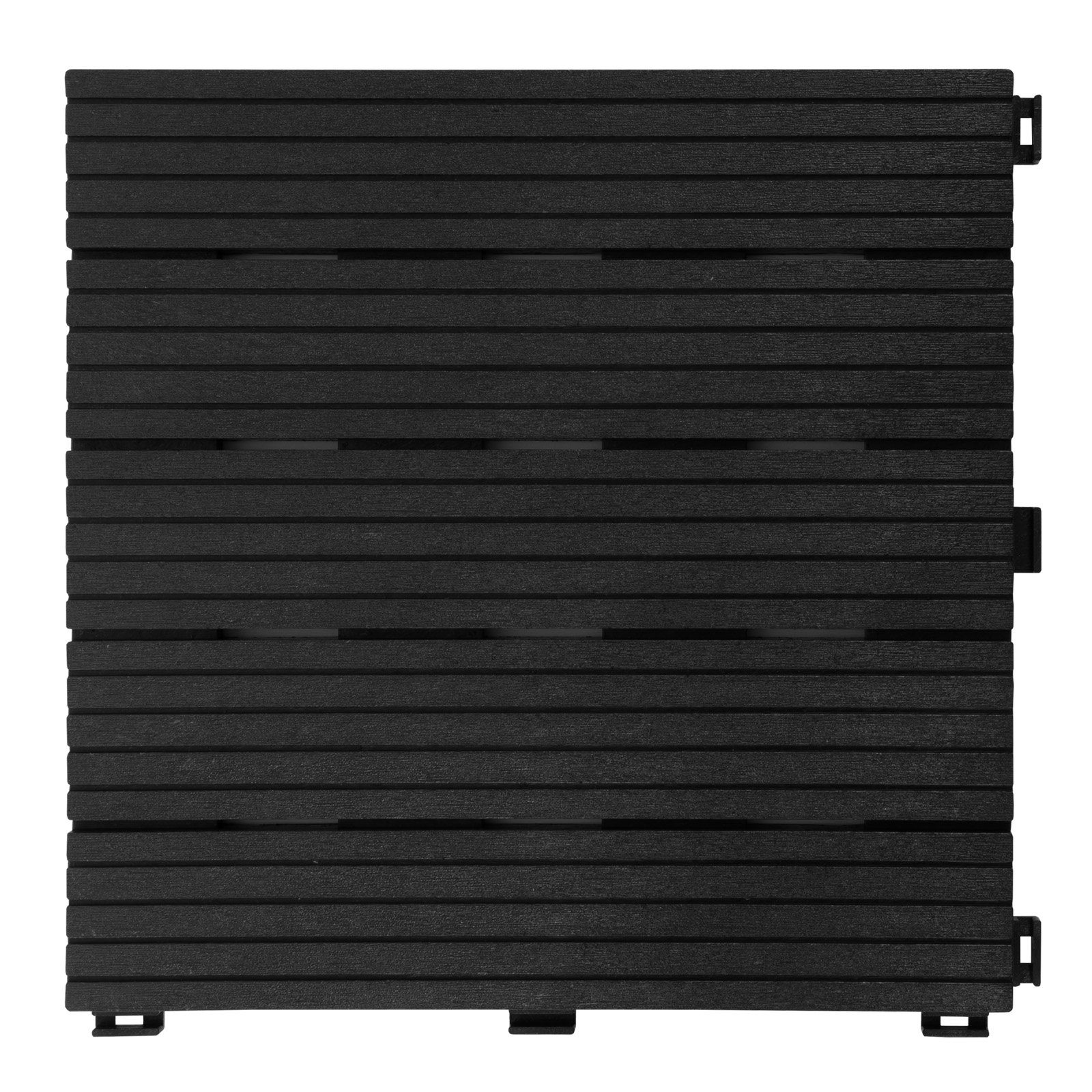 Karat Terrassendielen Claire, Terrassenfliesen 30x30cm, Kunststoff wetterfest, Klickfliesen, 0,09 m², BxL: je 30x30 cm, (Packung, 1-St), Balkonbodenbelag für Außenbereich, Steckfliesen für Balkon