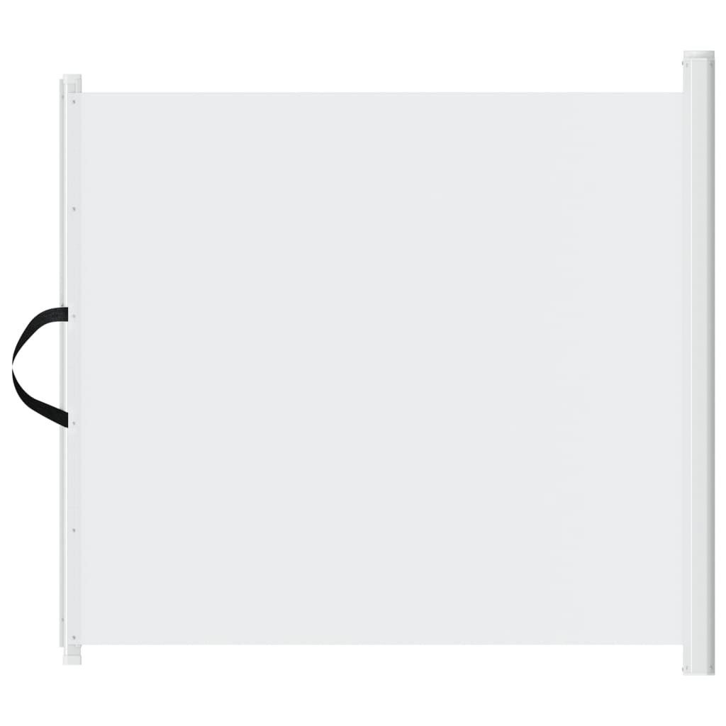 vidaXL Hundegitter Haustier-Barriere Ausziehbar Weiß 82,5x125 cm