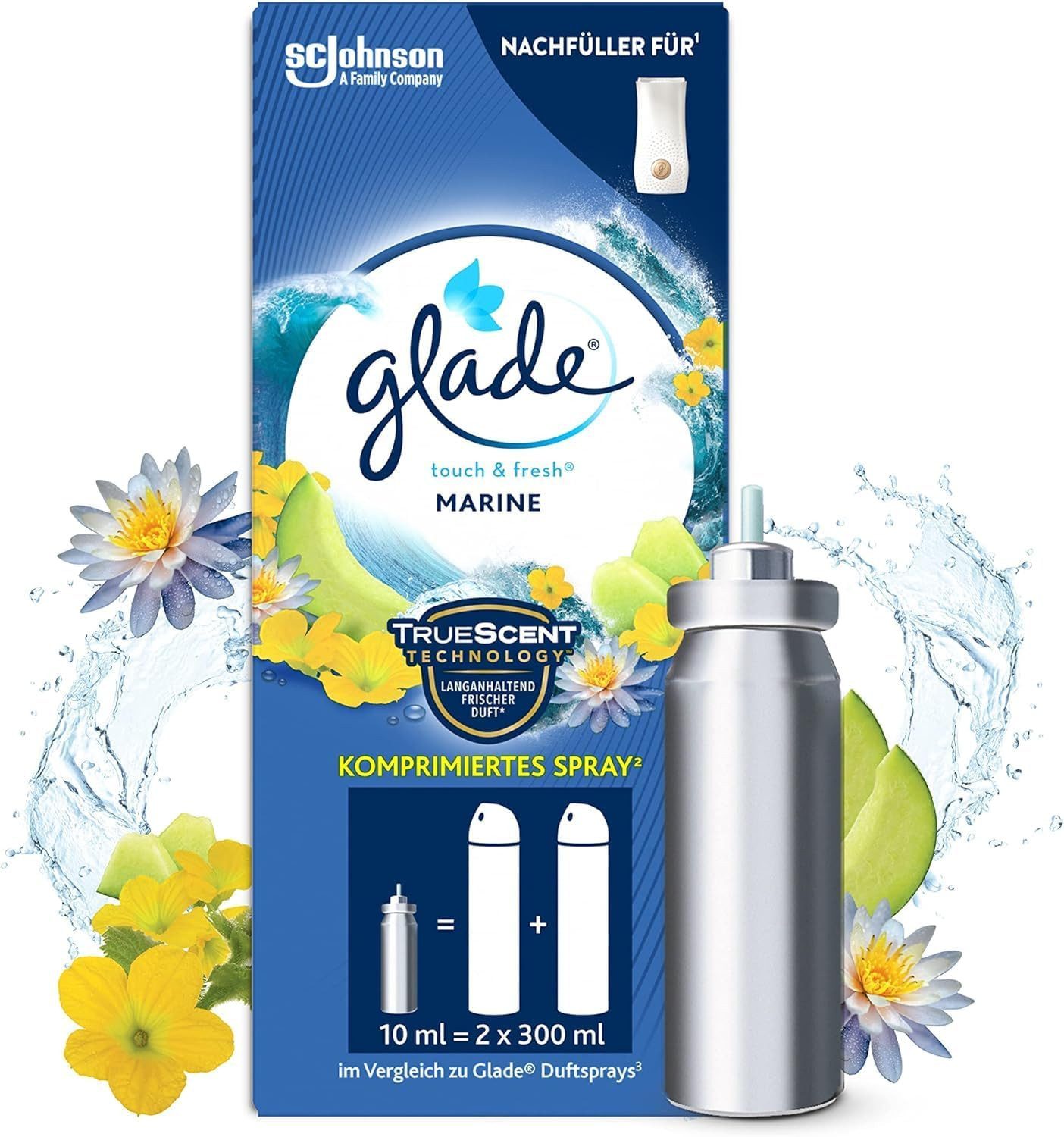Glade Raumduft Touch & Fresh Nachfüller, Marine, 10 ml