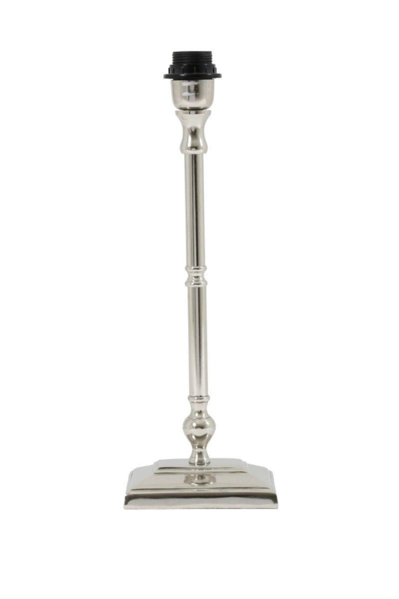 Dirk Davids Leuchten GmbH Tischleuchte Tischleuchte Rechteck Chrom Poliert Tischlampe Höhe 41cm, E27
