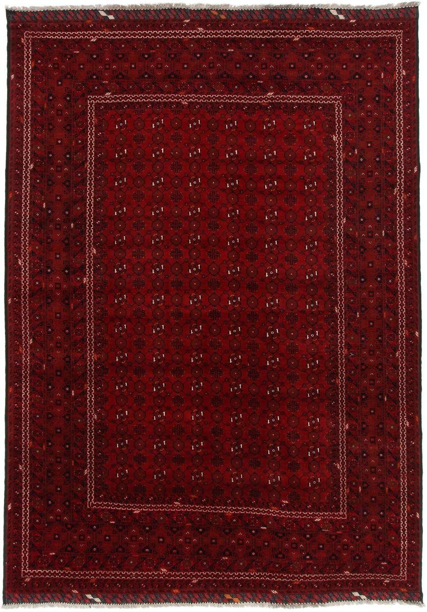 Orientteppich Afghan Mauri 204x295 Handgeknüpfter Orientteppich, Nain Trading, rechteckig, Höhe: 6 mm