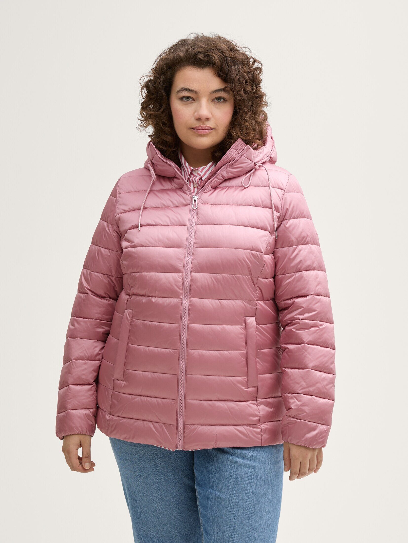 TOM TAILOR PLUS Steppjacke Jacken Plus Size - Lightweight Steppjacke mit wa günstig online kaufen