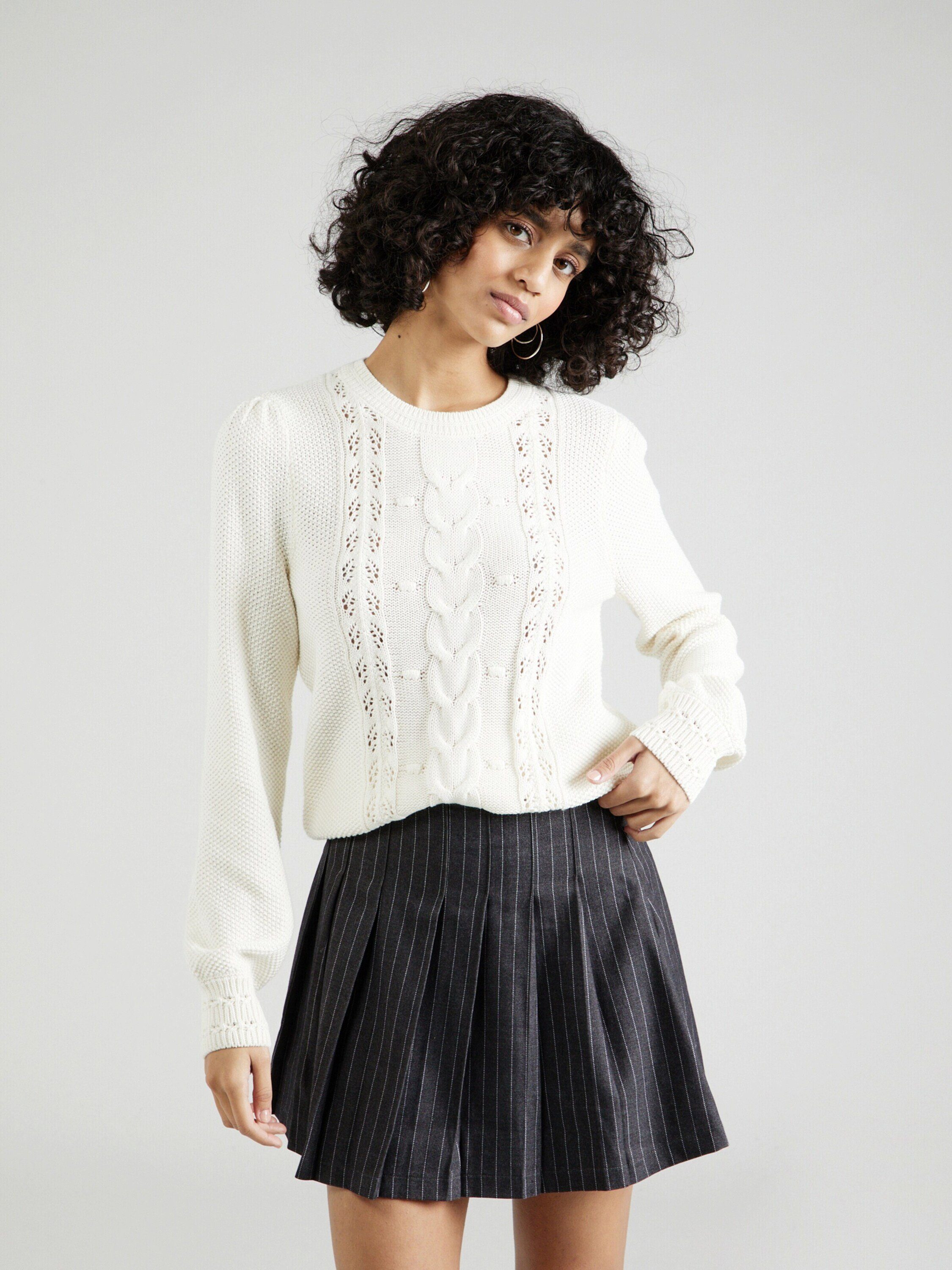 Springfield Strickpullover (1-tlg) Lochmuster