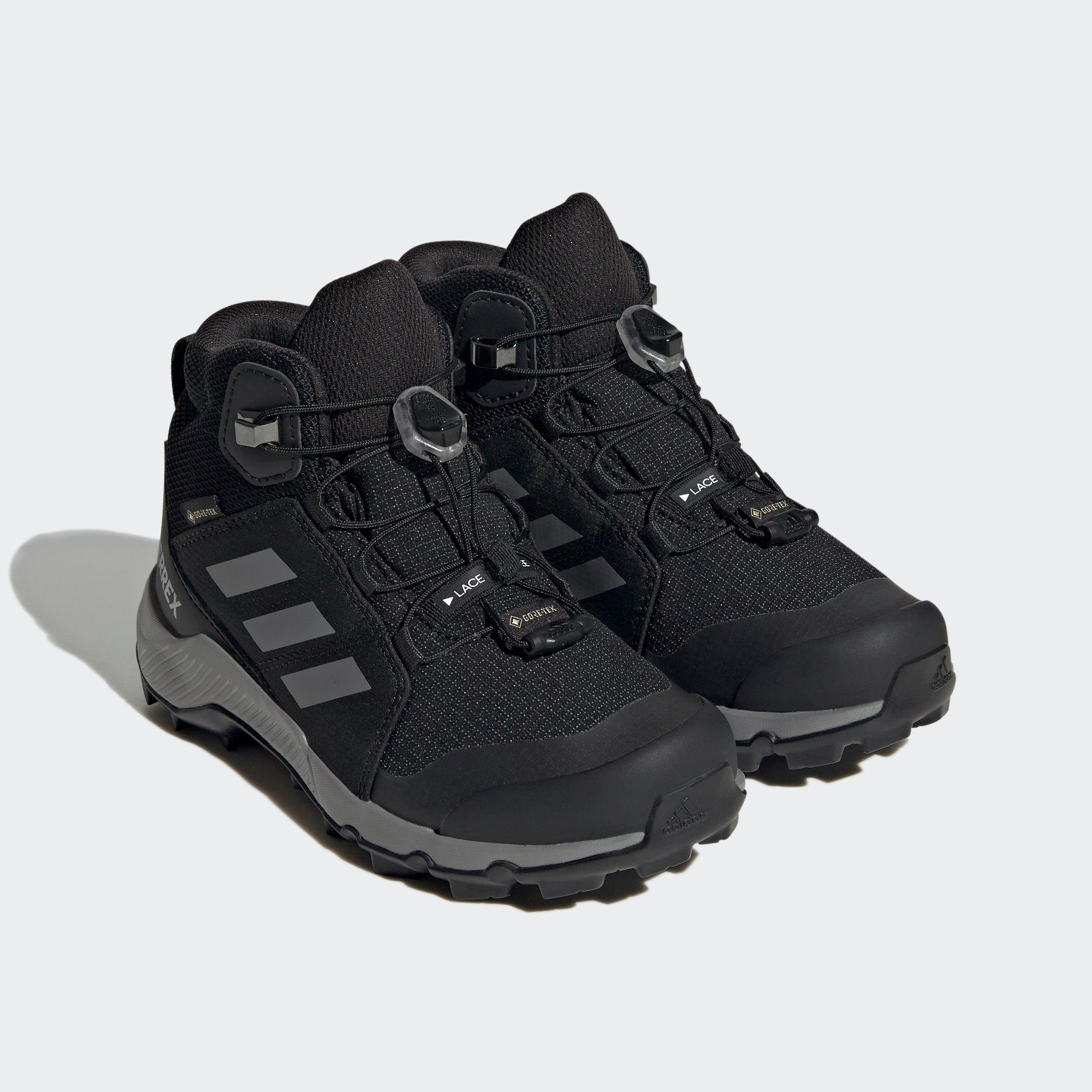 Wanderschuh / ORGANIZER Core GORE-TEX adidas Grey Black Three TERREX MID / Core wasserdicht Black