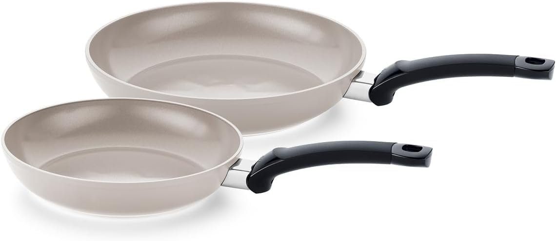 Fissler Pfannen-Set Ceratal® Classic, Aluminium (Set, 2-tlg., Pfanne 24 cm + Pfanne 28 cm), ceratal Beschichtung;cookstar Allherdboden; Made in Germany