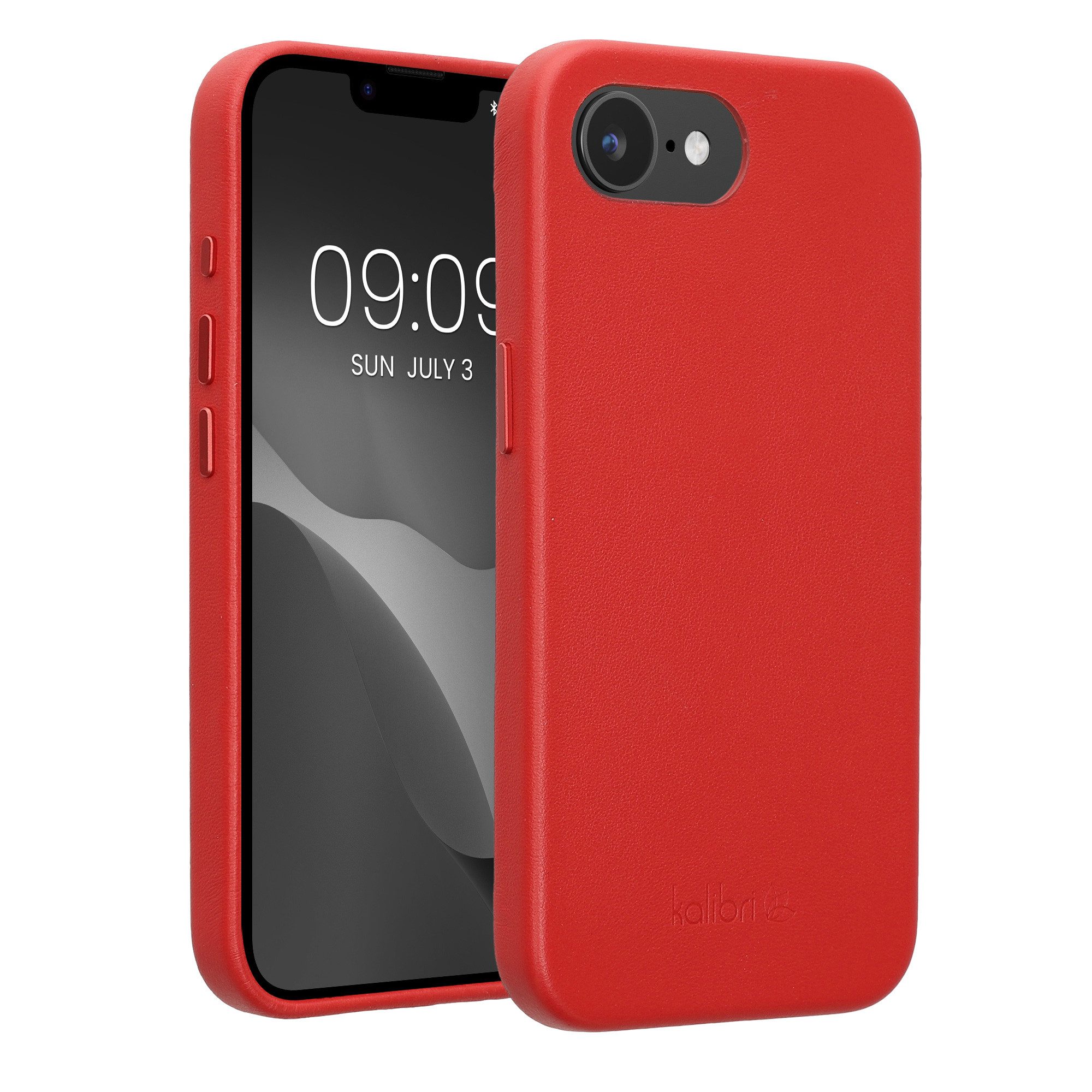 kalibri Handyhülle Hülle für Apple iPhone 17e / iPhone 16e, Leder Handy Cover Case - Hardcover Schutzhülle