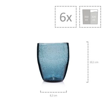 SÄNGER Gläser-Set London Wassergläser, Glas, 320 ml, spülmaschinengeeignet