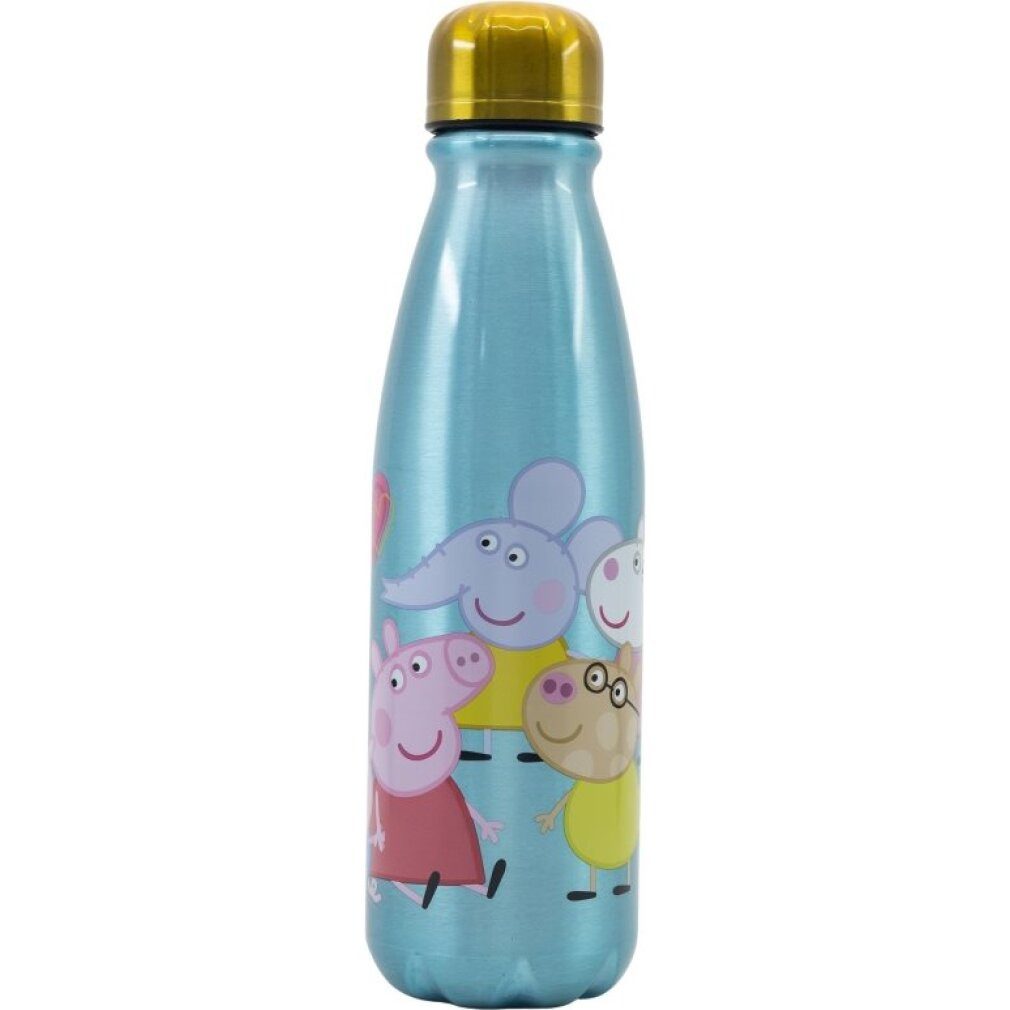 Stor Trinkflasche Láhev na pití hliníková Prasátko Peppa 600 ml