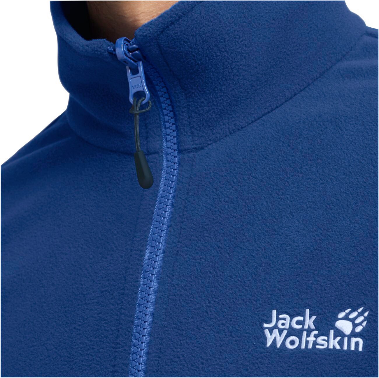 Jack Wolfskin Fleecejacke Taunus 100 Full Zip (leicht, atmungsaktiv) orchidblau Herren – Bild 3 von 5
