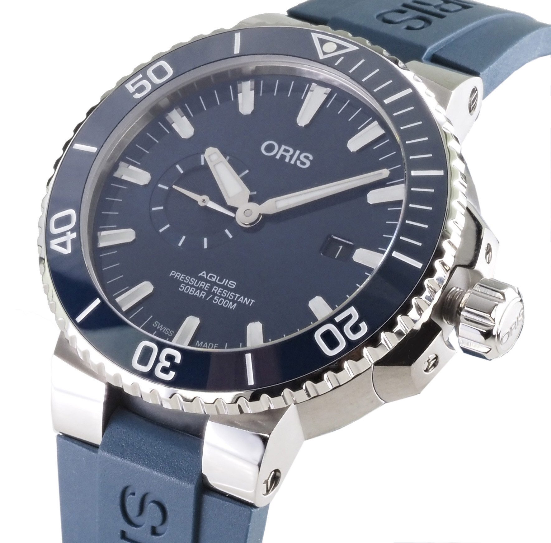 Oris Taucheruhr Automatik 01 743 7733 4155-07 4 24 69EB AQUIS SMALL SECOND 50 ATM AQUIS SMALL SECOND, 50 ATM Waterresistant