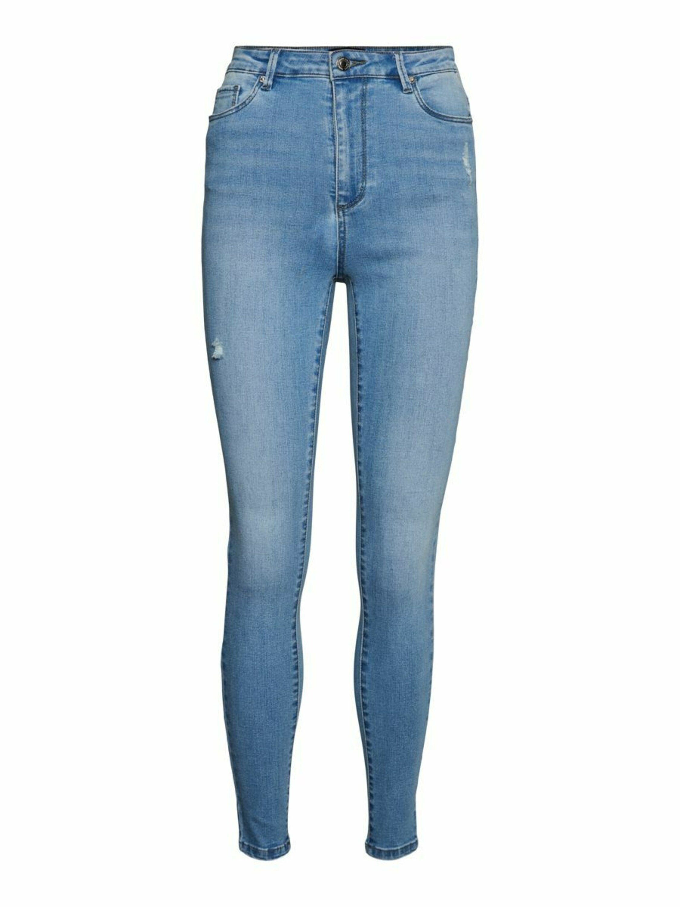 Vero Moda Damen Jeans VMSOPHIA VI403- Skinny Fit - Weiss - Bright White günstig online kaufen