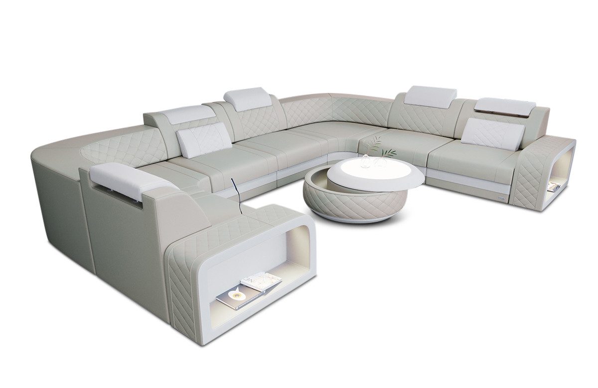 Sofa Dreams Wohnlandschaft Foggia U Form günstig online kaufen