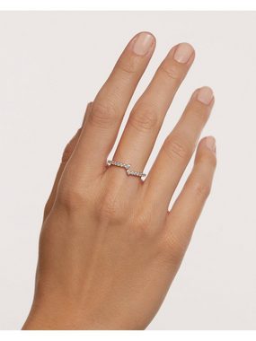 P D Paola Fingerring PdPaola Damen-Damenring 925er Silber Zirkonia, Zirkonia