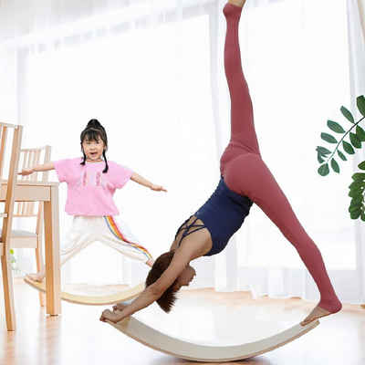 Homfa Balanceboard, 2-Set Balancierbrett für Kinder und Erwachsene 150 kg