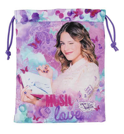 Violetta Umhängetasche Disney Violetta - Frühstücks-tasche Pausen-beutel, 25x20 cm (Mädchen), Geringes-Gewicht