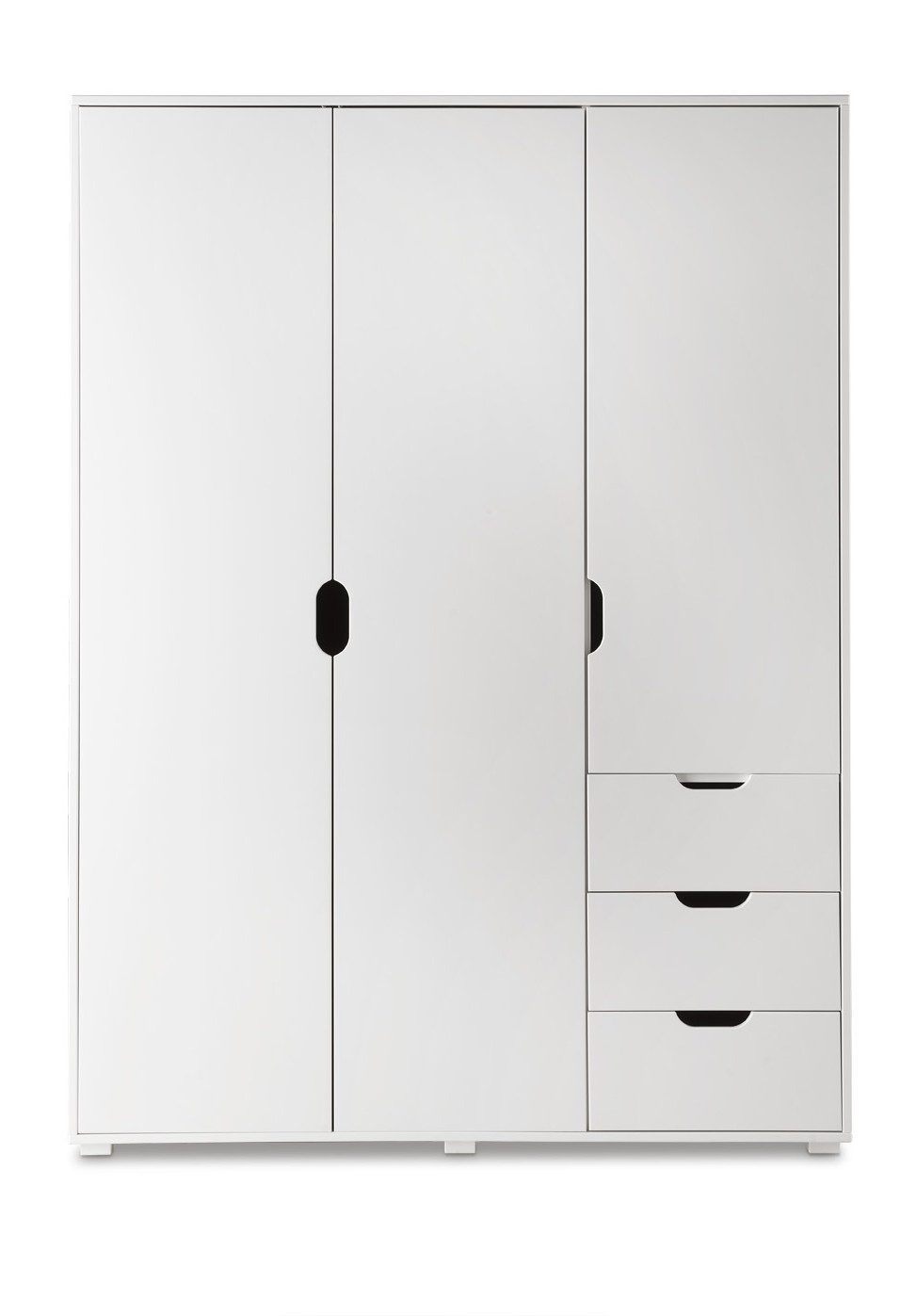 Wohnglücklich Kleiderschrank Kleiderschrank Kleiderschrank 3-türig FantasyColor