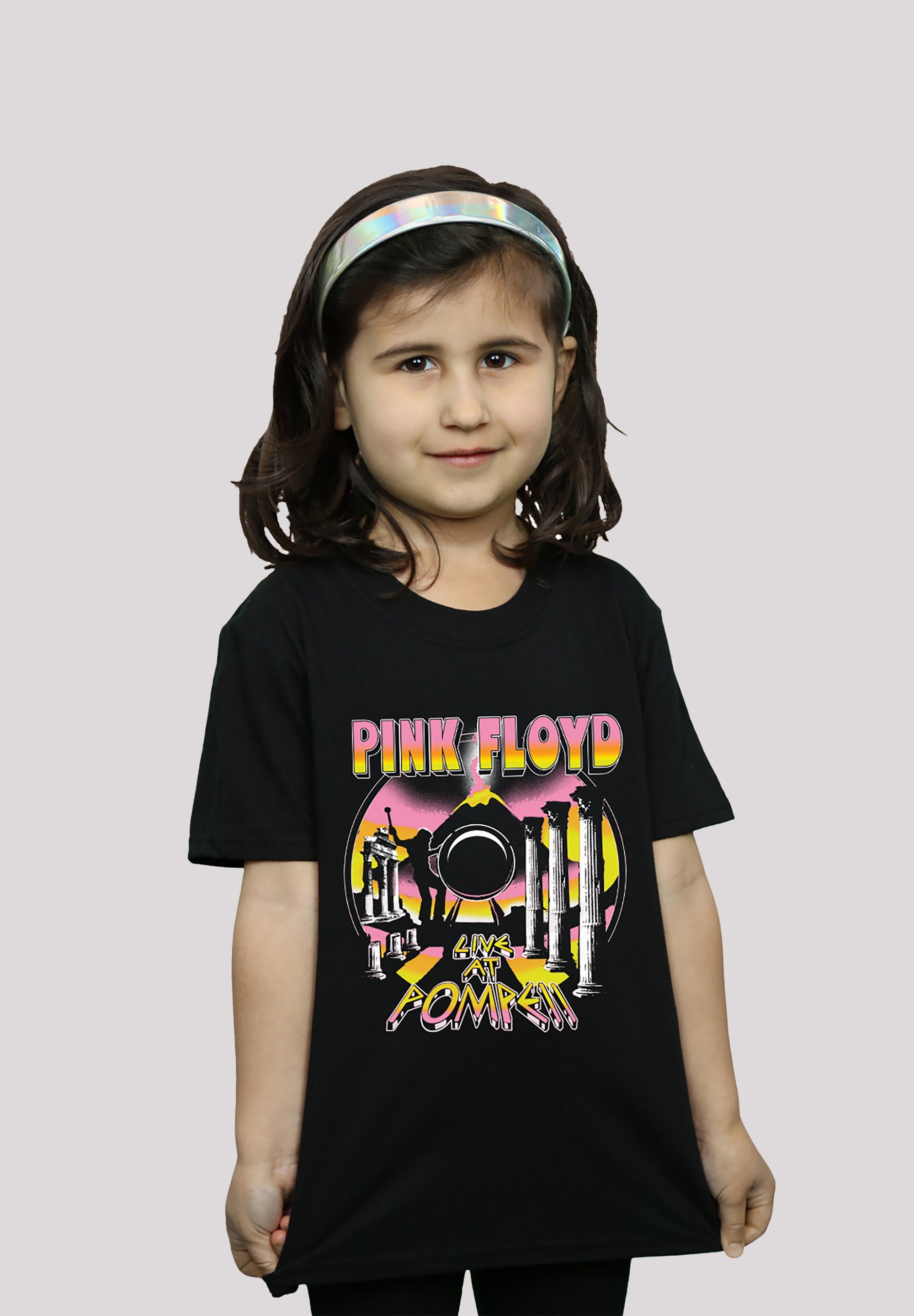 F4NT4STIC T-Shirt F4NT4STIC T-Shirt Unisex Pink T-Shirt Floyd lizenziertes Merch,Jungen, Offiziell Kinder,Premium Mädchen,Bandshirt