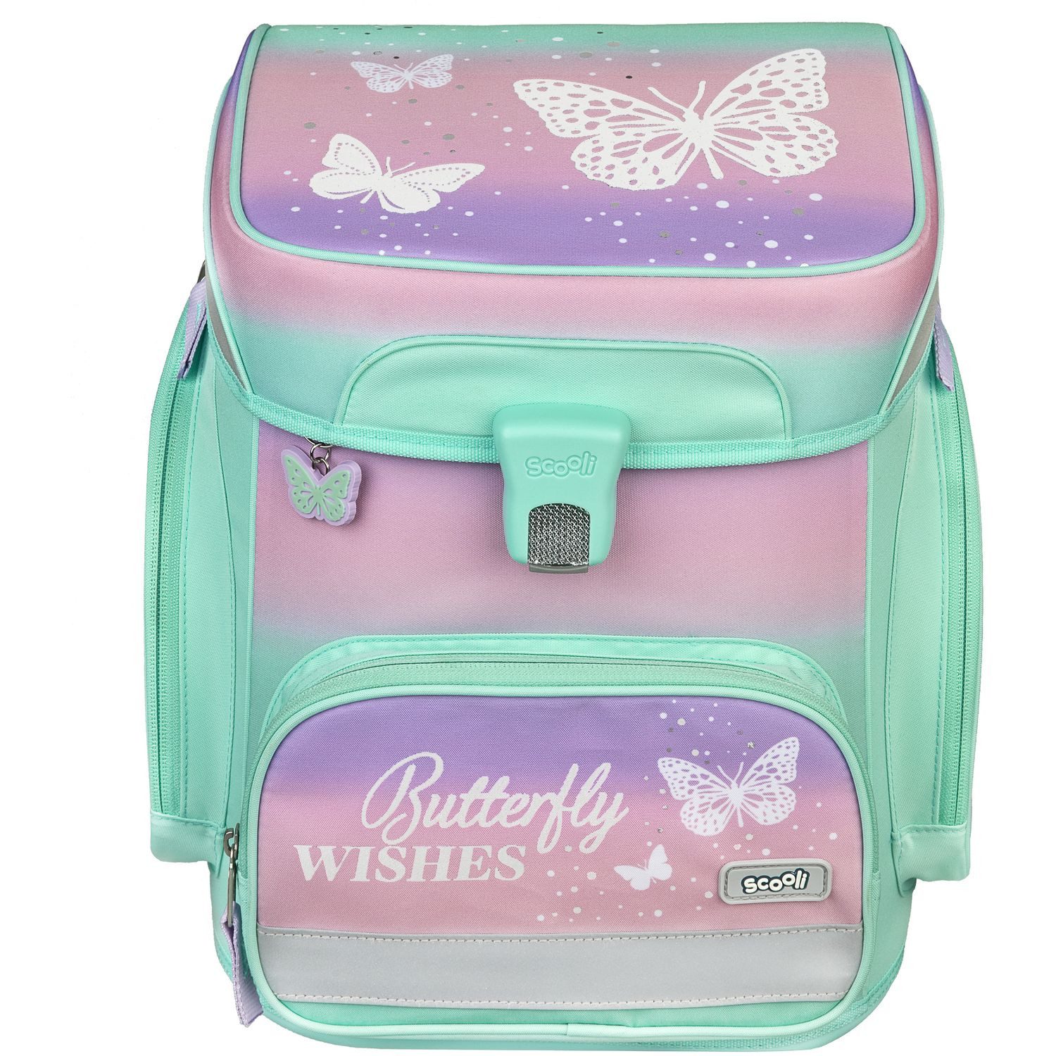 Scooli Schulranzen EasyFit Schulranzen Set 5-tlg. Butterfly Wishes