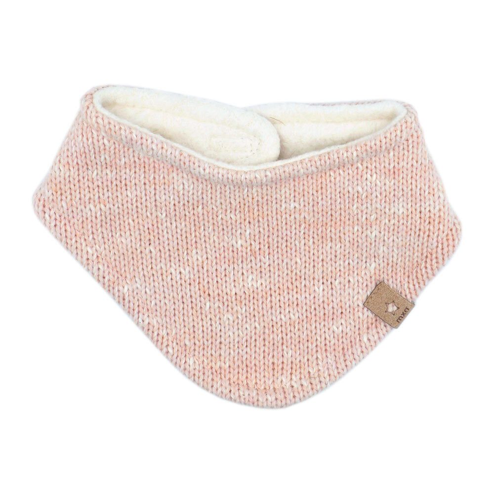 MAXIMO Halstuch BABY-Dreiecktuch, Effektgarn Teddyfutter, Klettverschluß, (1-St)