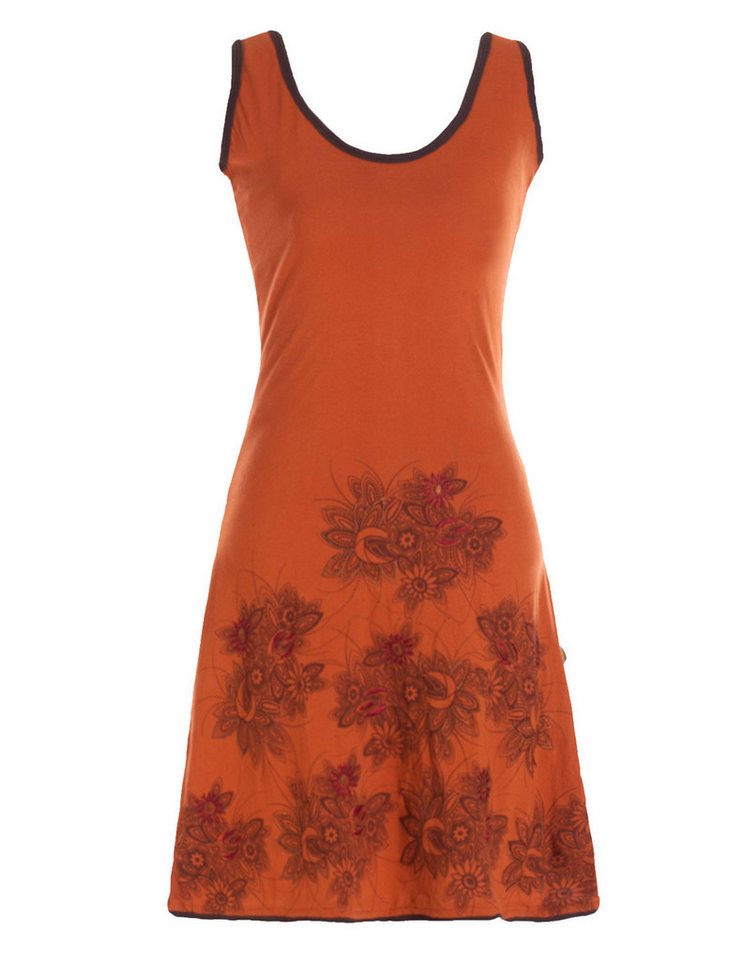 Vishes Tunikakleid Damen Longshirt-Kleid Sommer Mini-Kleid Tunika-Kleid Shirtkleid Boho, Goa, Hippie Style