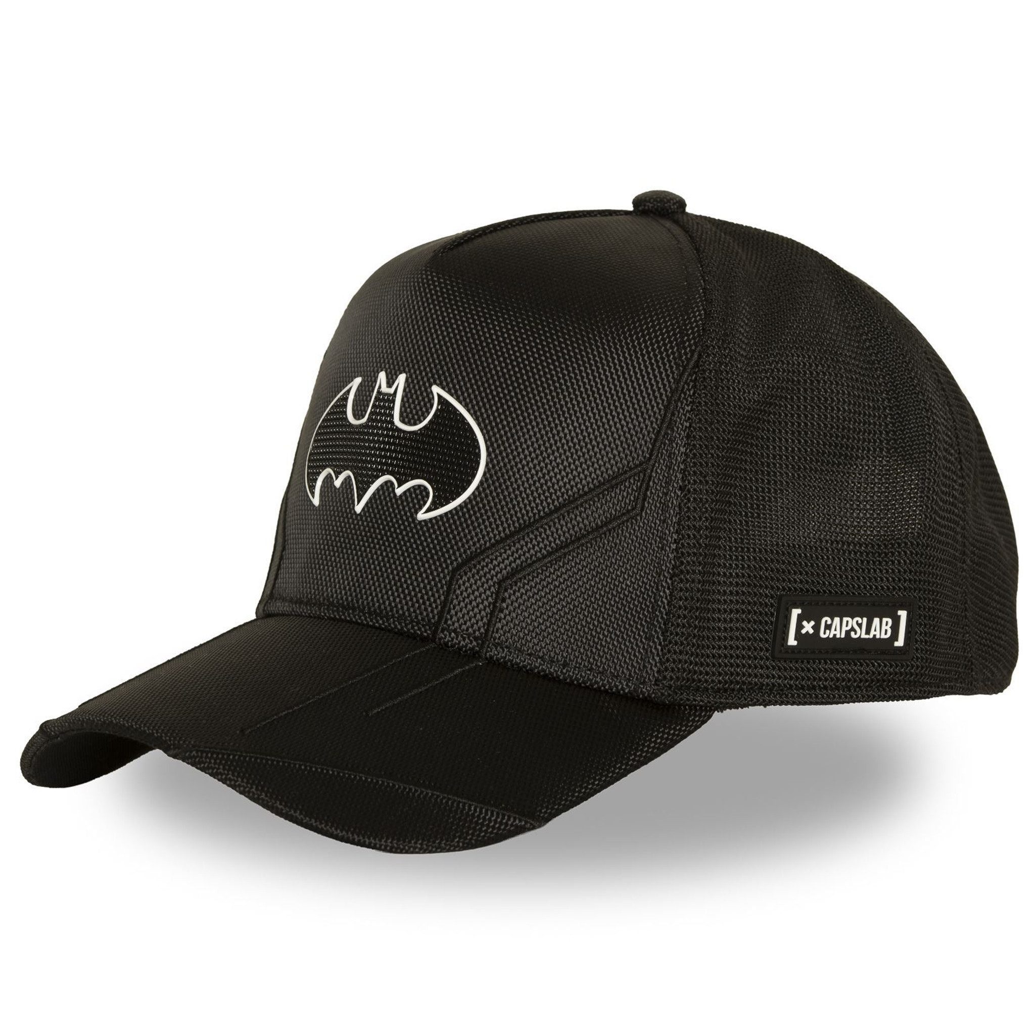 Capslab Trucker Cap CAPSLAB Trucker Cap - BATMAN TEC Black (Basecap, Basecap, Meshcap, Trucker Kappe)