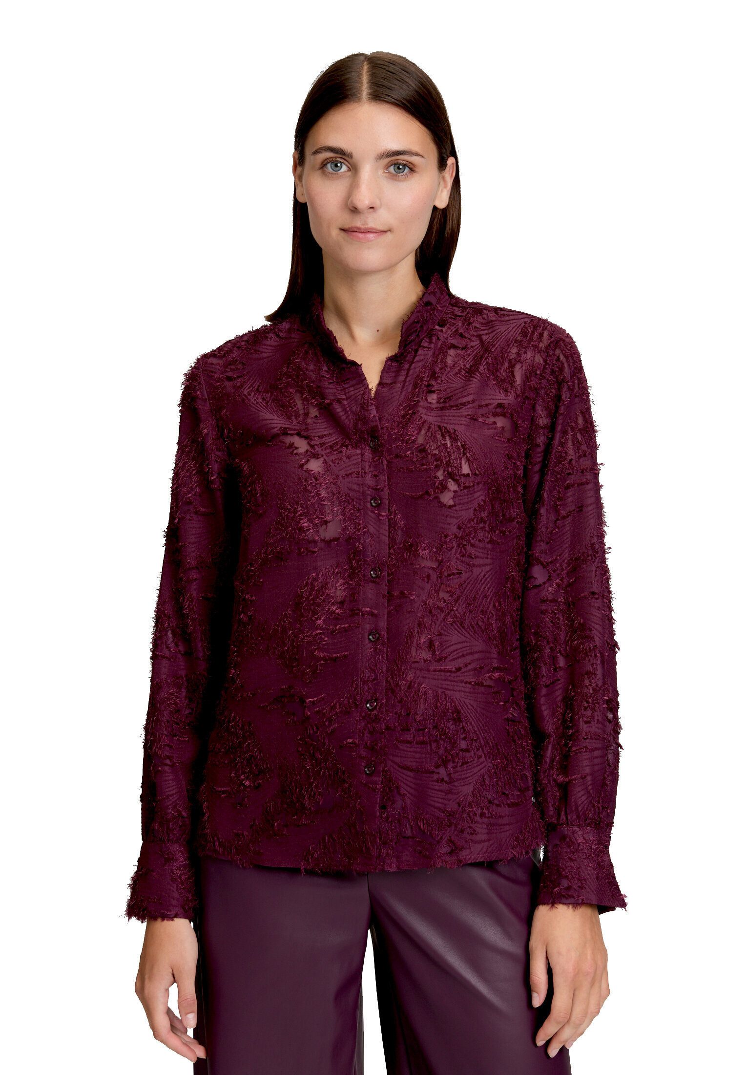 Betty&Co Hemdbluse Damen mit Struktur