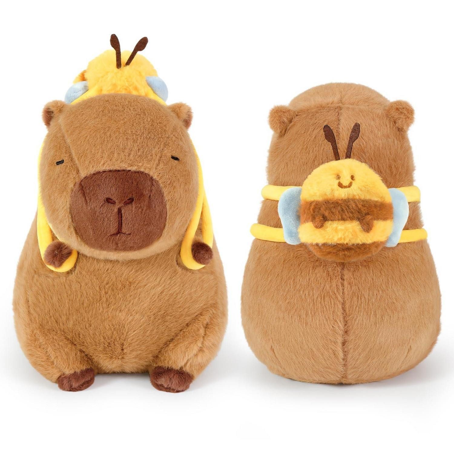 LuxusKollektion Kuscheltier Plüschtier Capybara Kuscheltier Kissen Geschenk Mädchen Biene 45cm (1-St)