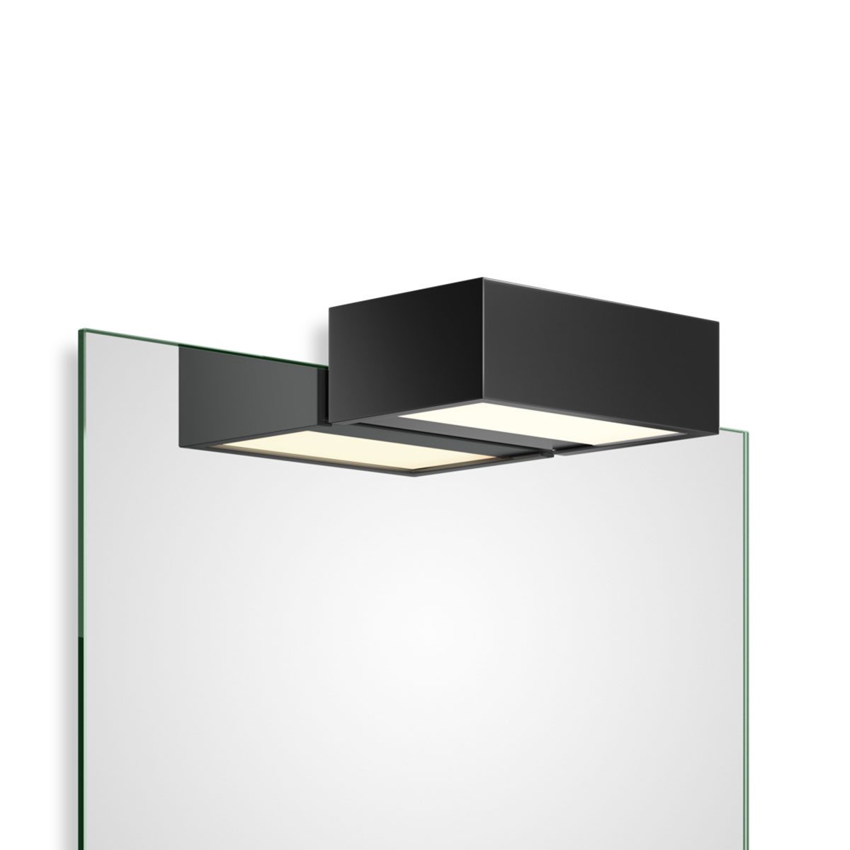 Decor Walther LED Wandleuchte Box N LED Spiegel Aufsteckleuchte Bad, LED fest integriert, 2700K, 3000K