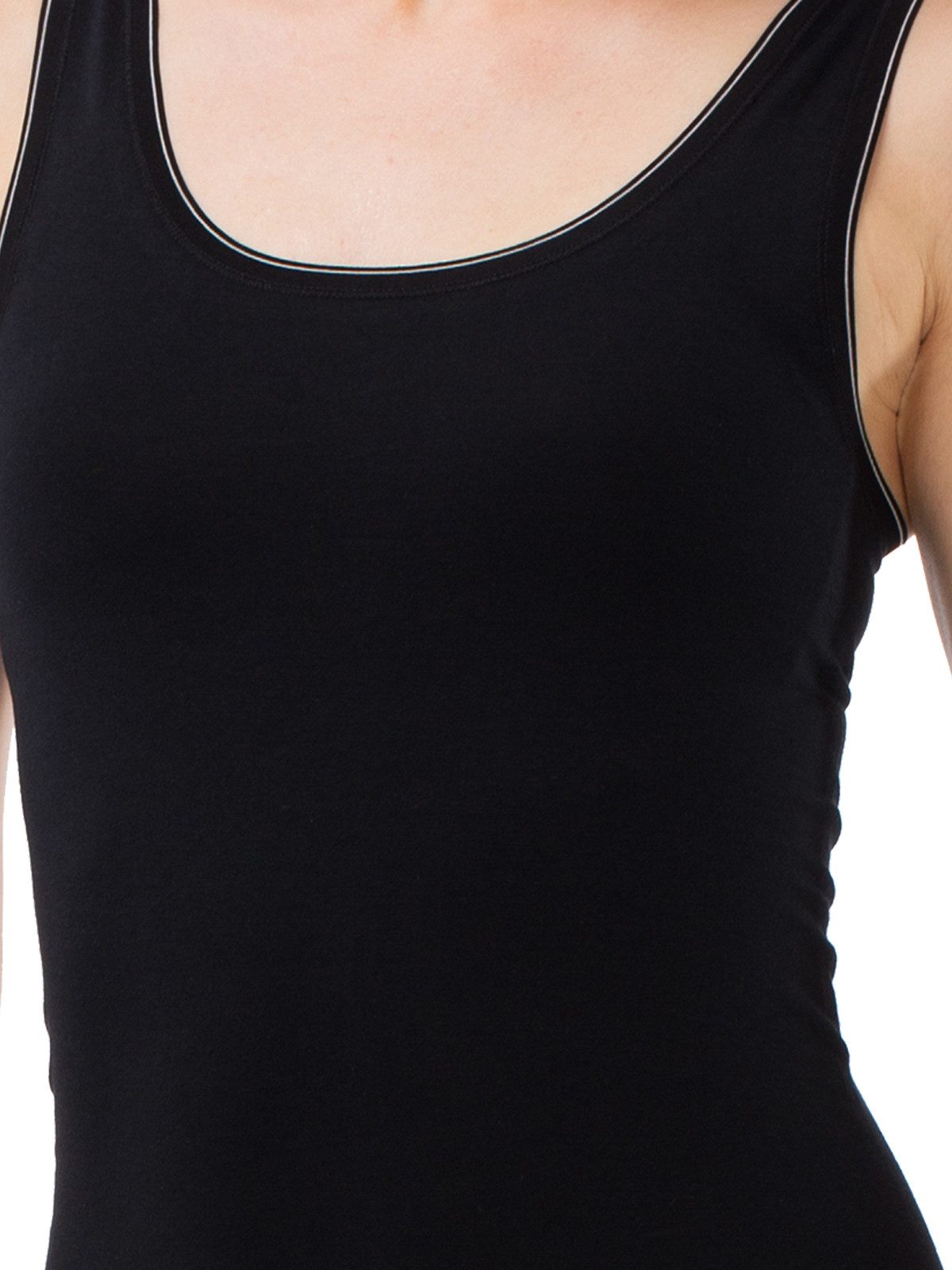 Schöller Achseltop 3er Pack Damen Achseltop Baumwolle-Elasthan (Packung, 3-St) - – Bild 5 von 5