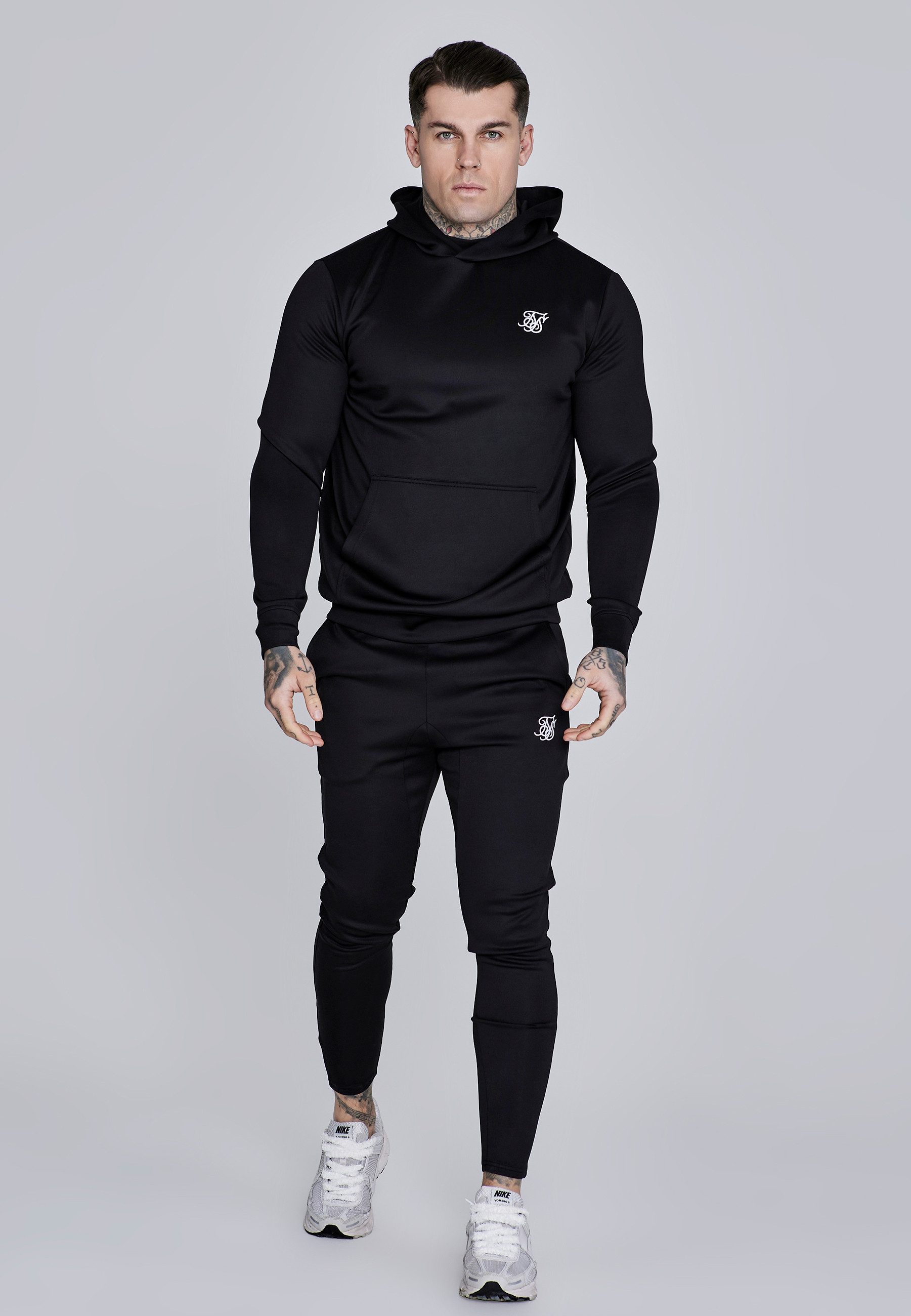 Siksilk Hoodie SikSilk Herren-Essentials-Hoodie aus Polyester – Bild 3 von 5