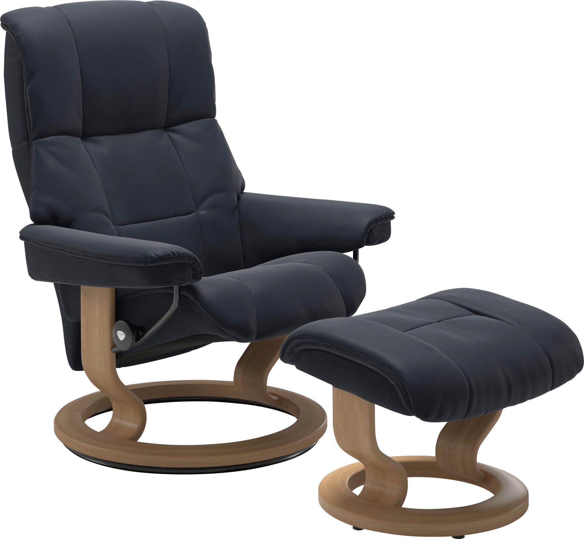 L, Classic Relaxsessel S, Hocker), M Größe Gestell Mayfair Hocker, (Set, mit & Relaxsessel Base, mit mit Eiche Stressless®