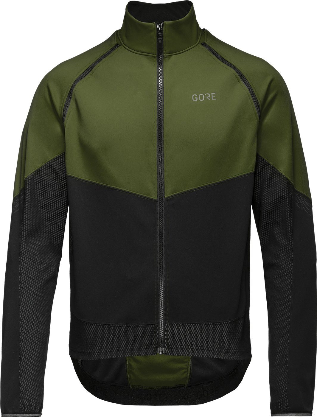GORE® Wear Fahrradjacke GOREWEAR Phantom WINDSTOPPER® Jacke Herren UTILITY GREEN / BLACK