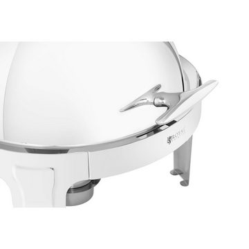 Royal Catering Speisenwärmer Chafing Dish Rechaud Wärmebehälter Speisenwärmer Speisewärmer Kugel 6