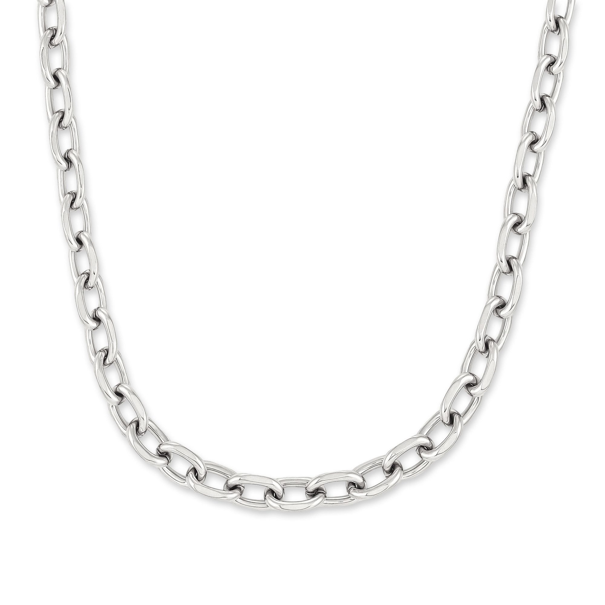 Edelstahlkette Schmuck Geschenk Halskette Basic Chunky