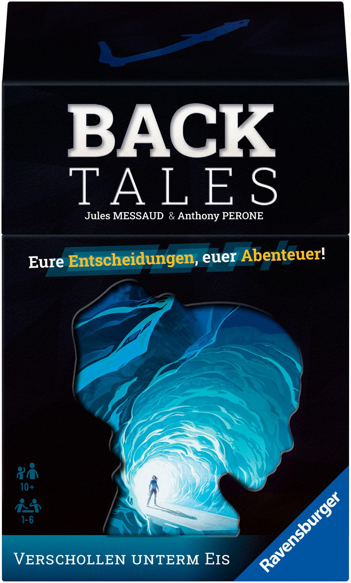Ravensburger Spiel Back Tales - Verschollen unterm Eis, Familienspiel